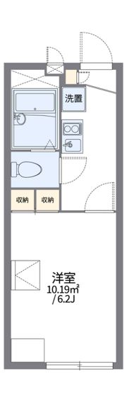 レオパレスLaLaグリーンヒルの間取り画像