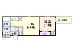 CHARME PARKSIDE Iの間取り画像