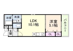 CHARME PARKSIDE Iの間取り画像
