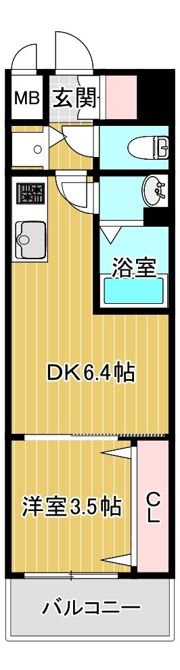 エスリードレジデンス都島デュオの間取り画像