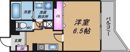 シャトー弁天参番館の間取り画像