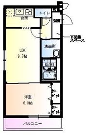 フジパレス平野II番館の間取り画像