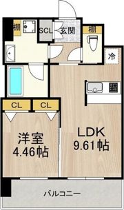 プレジオ弁天町ASIANの間取り画像