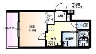 フジパレス鷹合の間取り画像