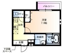 フジパレス俊徳道WESTの間取り画像
