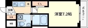 ラシーヌ天王寺町南の間取り画像