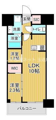 セレニテ本町東リアンの間取り画像