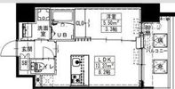 S-RESIDENCE難波西alterの間取り画像
