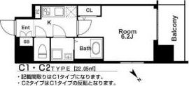 エスリード本町靱公園レジデンスの間取り画像