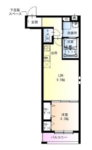 フジパレス今川公園東I番館の間取り画像