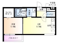 フジパレス駒川中野VI番館の間取り画像