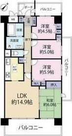プレスタ杭全の間取り画像