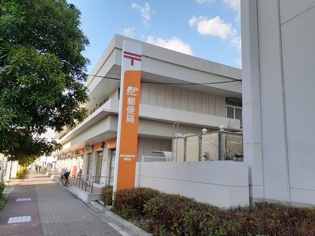 近くの東住吉東部市場内郵便局まで500m（徒歩7分）