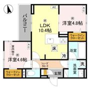 アーバン デライト桜川の間取り画像