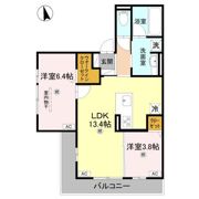 アーバン デライト桜川の間取り画像