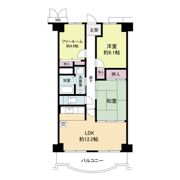レジデンシア北田辺の間取り画像