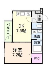 プレデコート北田辺の間取り画像