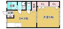 栄コーポの間取り画像