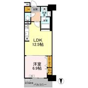 グランセジュール大国町の間取り画像