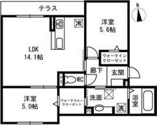 Passaro Grande北田辺の間取り画像
