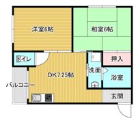 サウスアベニューの間取り画像