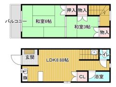 メゾン由夏の間取り画像