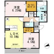 ヴィラ長吉の間取り画像