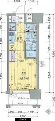 プレサンス新大阪ヴィガの間取り画像