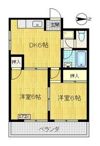 青風ハイツの間取り画像