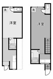 岡ハイツの間取り画像