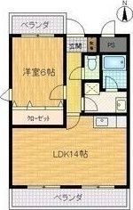 サウスパラジェの間取り画像