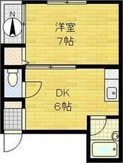 メイツ松屋町の間取り画像