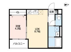 APS01（エーピーエスゼロワン）の間取り画像
