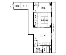 ガーデンコート山之内の間取り画像