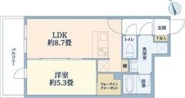 ウェルスクエア万代東の間取り画像