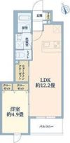 ウェルスクエア万代東の間取り画像
