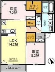 Maison de Espoir万代の間取り画像