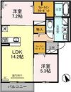 Maison de Espoir万代の間取り画像
