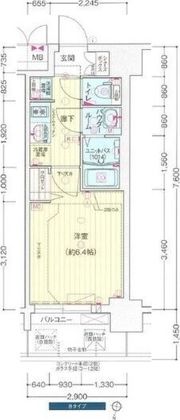 プレサンス西中島南方セレストの間取り画像