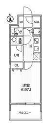 SK RESIDENCES 放出の間取り画像