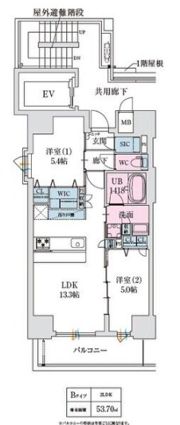 スプランディッド都島の間取り画像