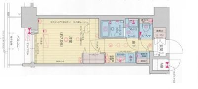 ソルテラスOSAKA EAST GATEの間取り画像
