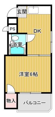 シャトー野江の間取り画像
