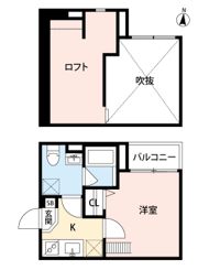 Valenti小阪の間取り画像