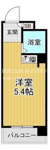 パークサイド上本町駅前の間取り画像