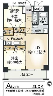 LAVIS（ラヴィ）の間取り画像