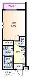 フジパレス我孫子前駅西II番館の間取り画像