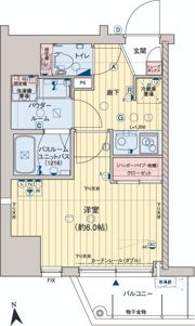 レオンヴァリエ天王寺北の間取り画像