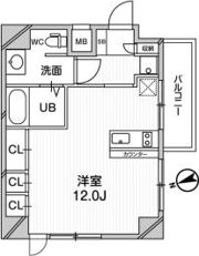 メゾン夕陽ヶ丘の間取り画像