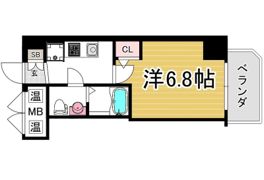 ラシュレエグゼ天王寺の間取り画像